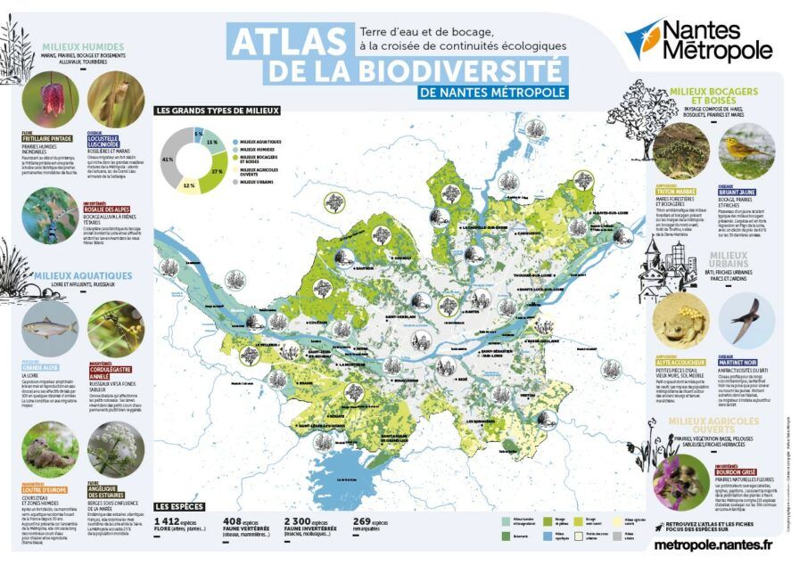 Carte nantes métropole